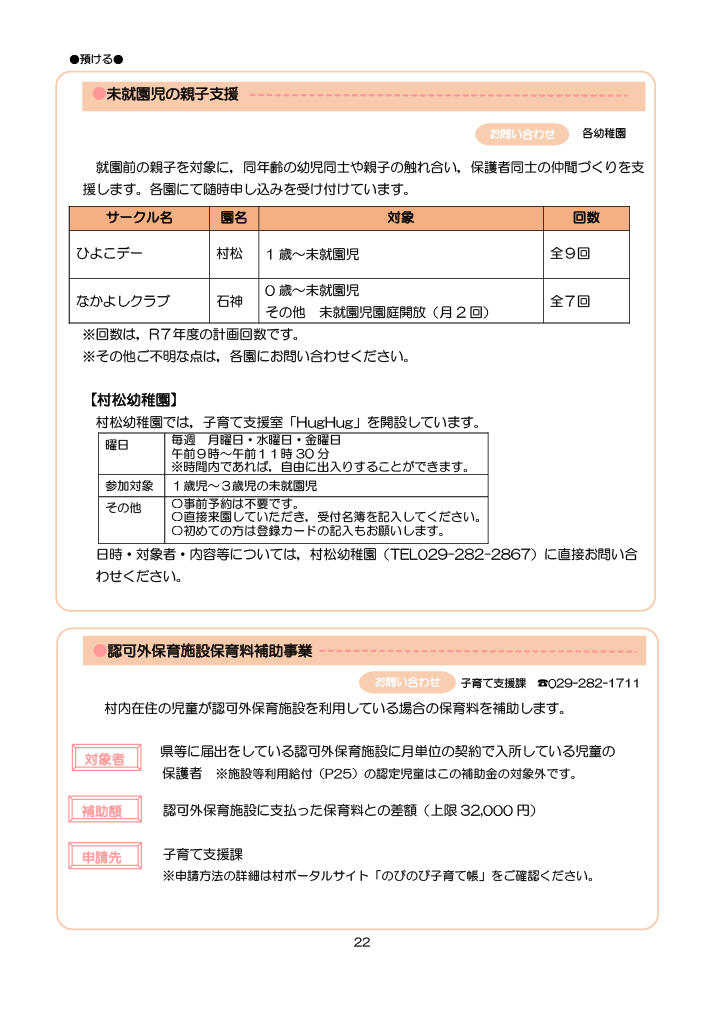 とうかい子育て総合ガイドブック ページ27