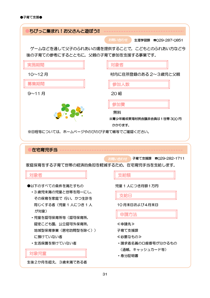 とうかい子育て総合ガイドブック ページ36